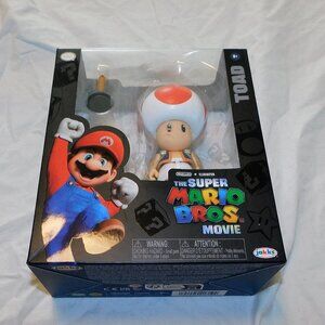 Toad Nintendo Super Mario Brothers Movie Luigi Backpack Poseable NEW